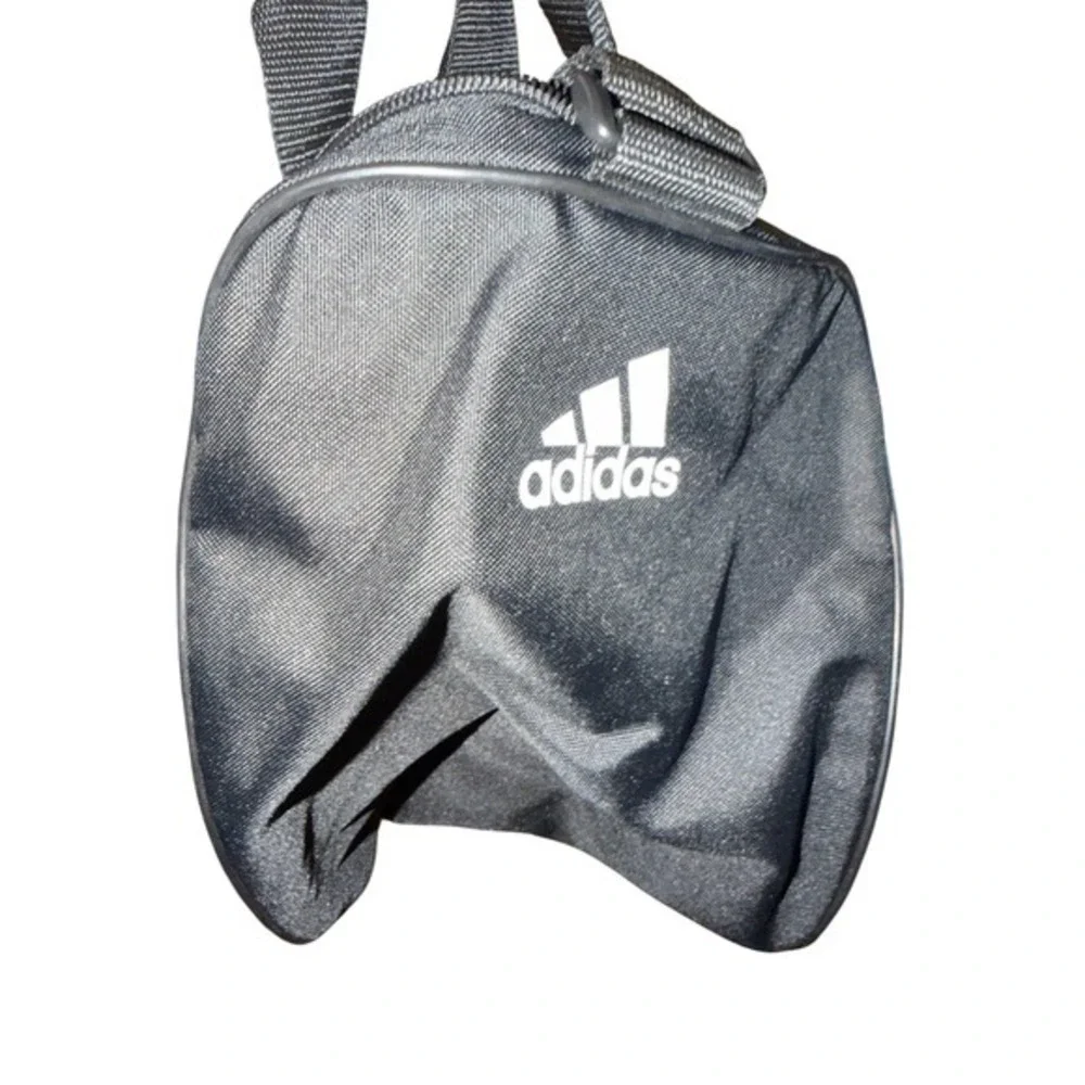 Adidas Duffel Bag Men Medium‎ Black Excellent Sport Gym Travel Logo Carryall